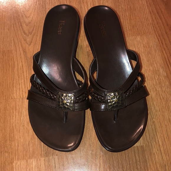 Bass | Shoes | Brown Bass Slides | Poshmark